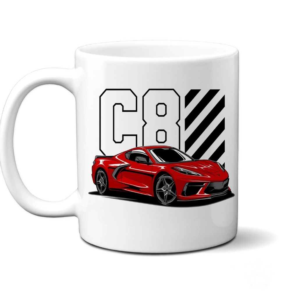 Chevrolet Corvette C8 12oz Coffee Mug NEW
